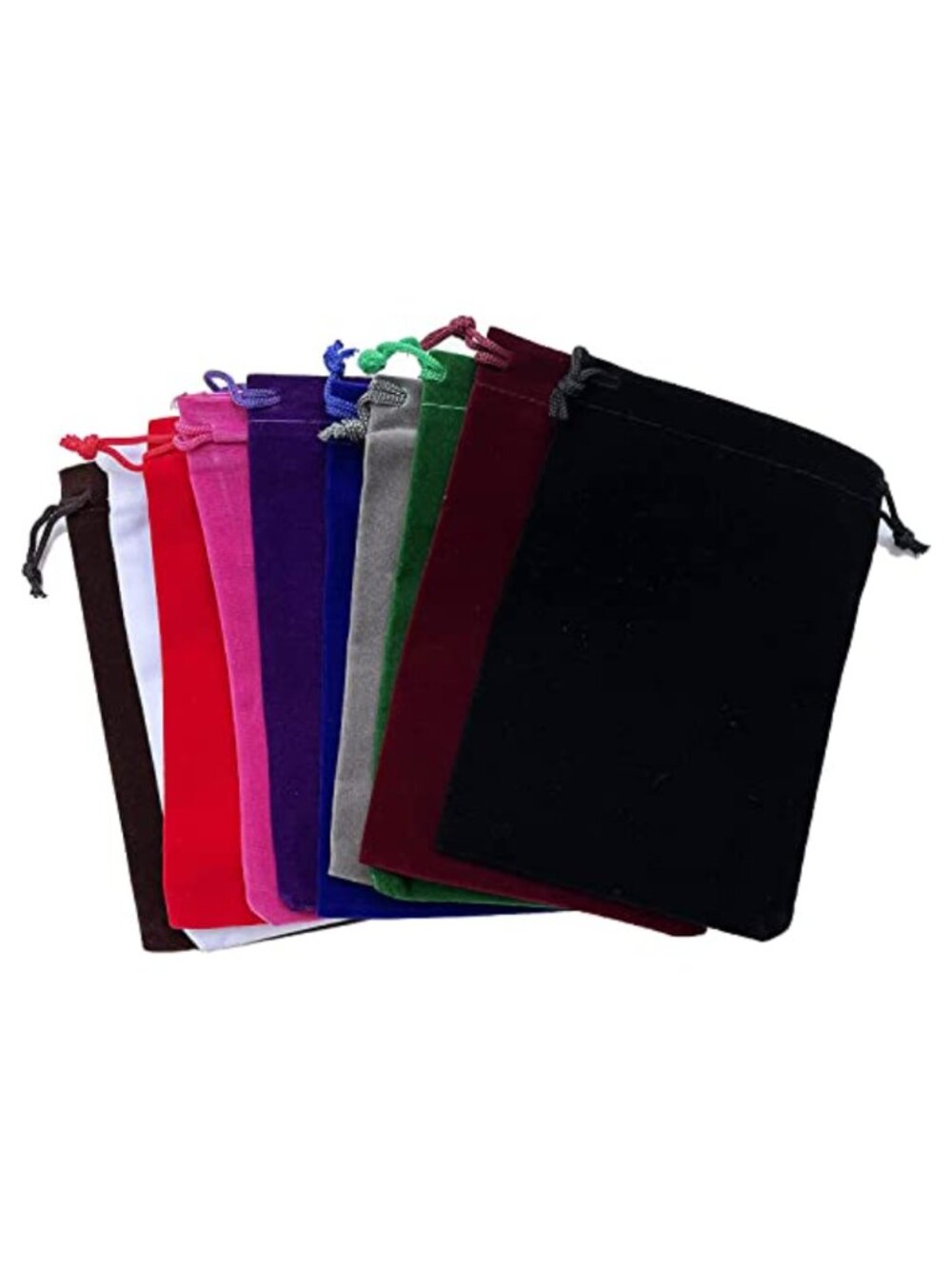 10pc Small Velvet Drawstring Bags Jewelry Pouch Wedding Favor Gift Bags